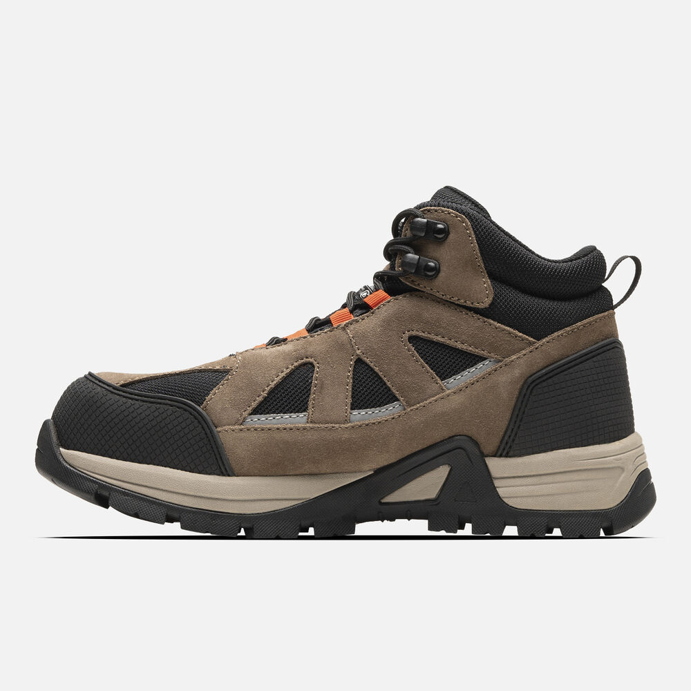 Zapato Seguridad Lippi Pro Work Hombre Ventus Mid Café Oscur image number 2.0